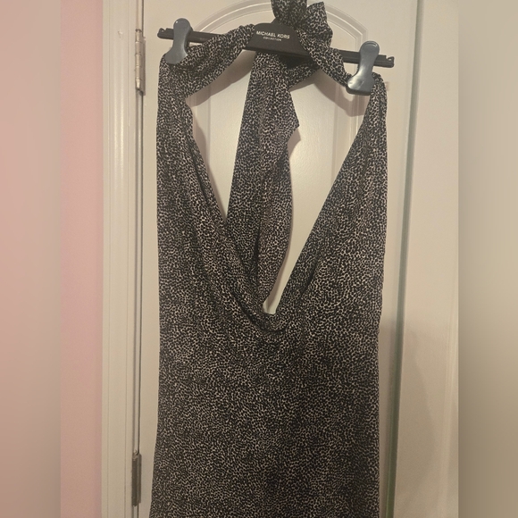 Michael Kors Collection Mini Cheetah Organic Silk Crepe De Chine Jumpsuit - Picture 6 of 11